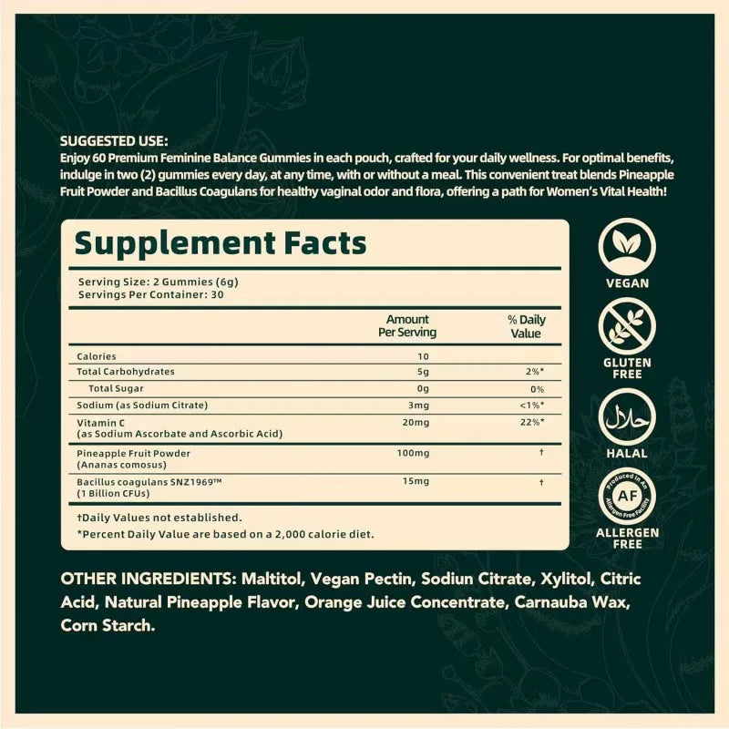 PREMIUM FEMININE BALANCE GUMMIES